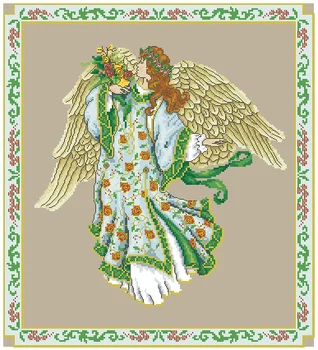 12. Mātes Mīlestības Eņģelis Cross Stich Izšūšanas Komplekts Elektronisko Zīmēšanas Cross Stich Rokdarbi PDF Pa e-Pastu Attēls 2