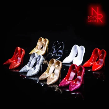 NRTOYS NR12 1/6 Mēroga sieviešu kurpes augstpapēžu kurpes fit 12 collas rīcības attēls TBLeague JIAOU ķermeņa modelis