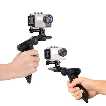 Karstā Jauns Rokas Satvēriens Stabilizators Video Tālruņa Statīvs Turētājs Selfie Nūju Rokturi Universal Mini Puses Rokturis Galda Ceļojumu