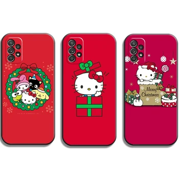 Hello Kitty Ziemassvētku Telefonu Gadījumos Samsung Galaxy S22 S22 Ultra S20 Lite S20 Ultra S21 S21 FE S21 Plus Ultra Carcasa Attēls 2