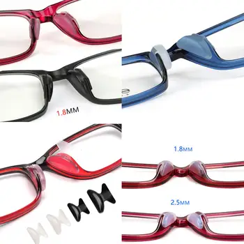 Noderīga 5Pairs/Daudz Mīksta, neslīdoša Silikona Deguna Pamatni, Brilles Brilles Saulesbrilles Deguna Spilventiņi Lasīšanas Brilles Piederumi Attēls 2
