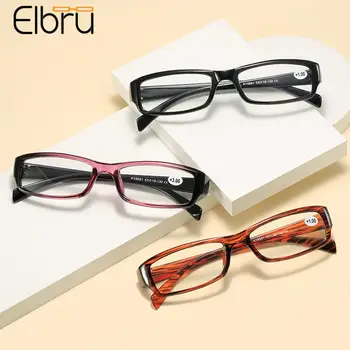 Elbru Ultravieglajiem Sievietēm, Vīriešiem Lasīšanas Brilles Retro Skaidrs HD Objektīvs Presbyopic Brilles Sieviešu, Vīriešu Briļļu Lasītājs +1.0 1.5 3.0 4.0