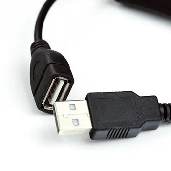 USB Vads Ar Slēdzi ON/OFF Kabeli, Sieviešu un Vīriešu Pagarināšanu Pārslēgt USB Lampa USB Fan LED Gaismas Sloksne elektrolīniju 2A Strāvas Attēls 2